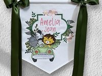 Jungle Babies Animal Themed Nursery Banner