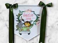 Jungle Babies Animal Themed Nursery Banner