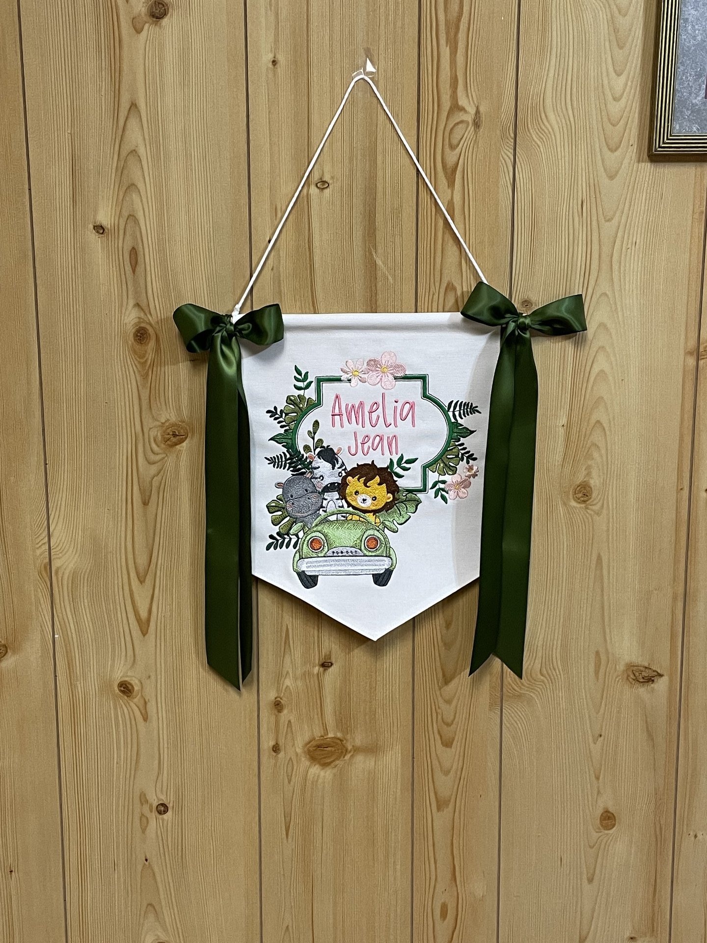 Jungle Babies Animal Themed Nursery Banner