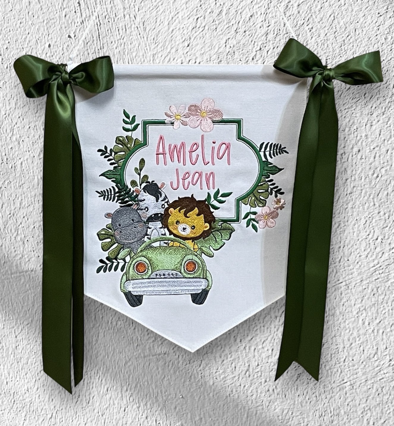 Jungle Babies Animal Themed Nursery Banner